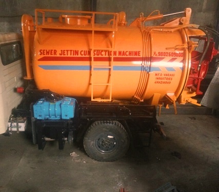 Sewer Jetting Cum Suction Machine