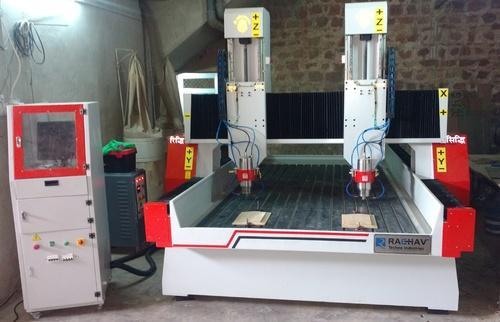 CNC DOUBLE HEAD STONE CUTTING MACHINE 