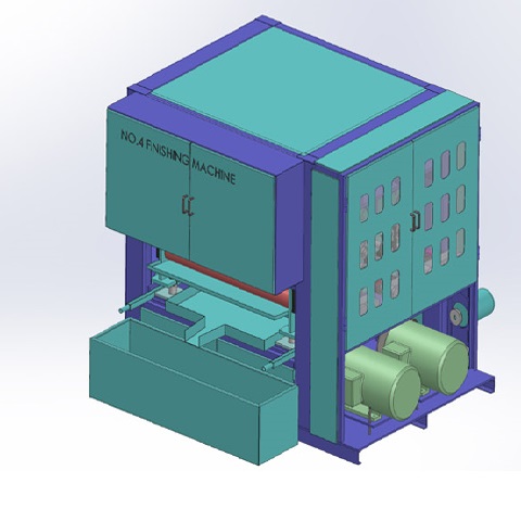NO 4 SS SHEET POLISHING MACHINE