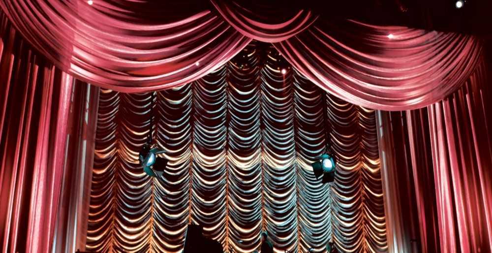 Auditorium Motorized Stage front Curtains
