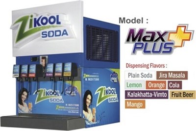 6 Plus 1 Slim Soda Fountain Machine
