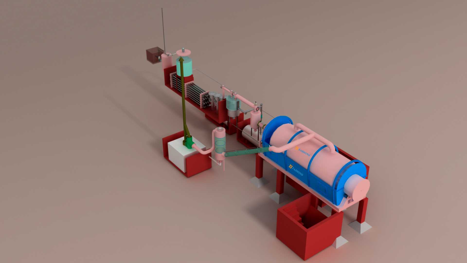 Waste Tyre Recycling Plant 5 Ton