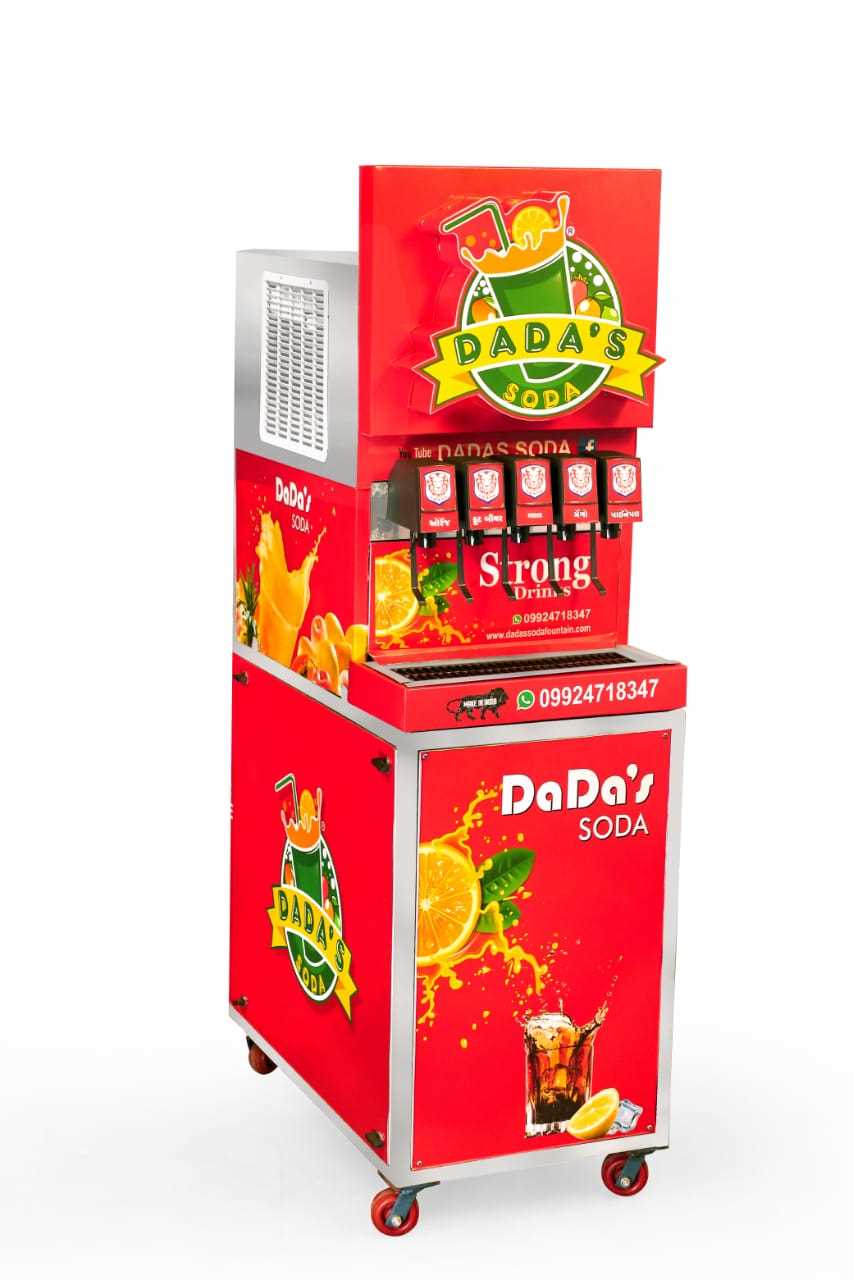 5 Flavour Soda Machine