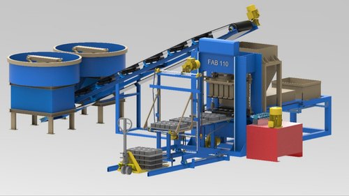 Semi-Automatic Fly Ash Brick Making Machine Plant