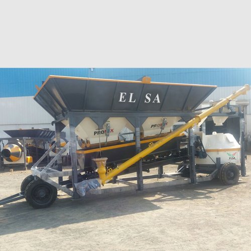 MZ-20 Concrete Batching Plant With Pan Mixer