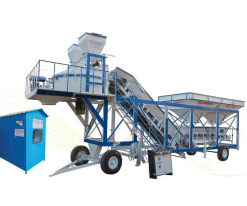 VKC30 4Bin Mobile Concrete Batching Plant