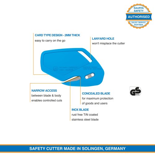 Safety Cutter Card Type for Film and Foil Cutting