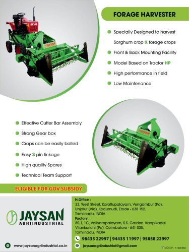 Forage Crop Cutter