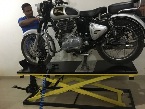 Air Operated Bike Lift