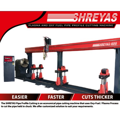 CNC Plasma And Oxy Fuel Pipe Profile Cutting Machine