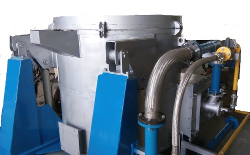 Hydraulic Tilting Aluminium Melting Furnace