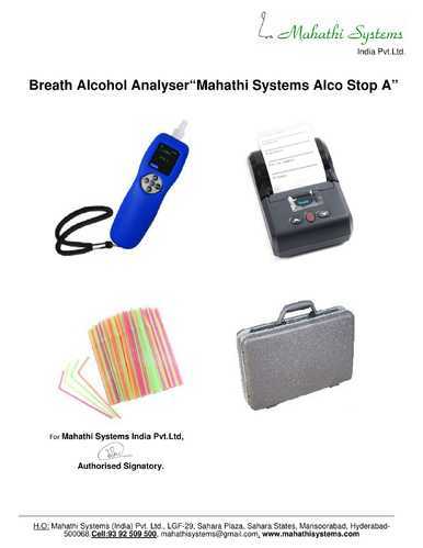 Police Breath Analyzer With Printer Rugged 