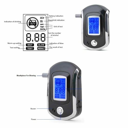 Digital Alcohol Breath Analyzer Tester