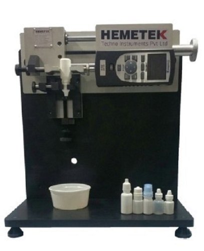 Squeeze Force Tester for Ophthalmic Pharma and Cosmetic Bottle