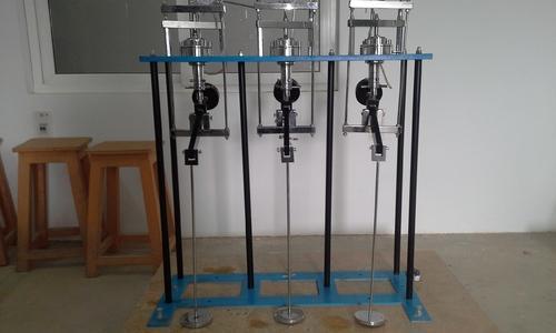 Three Gang Consolidation Test Apparatus