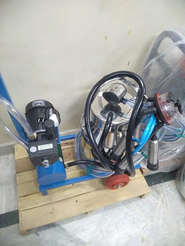 Trolley Milking Machine Single Bucket