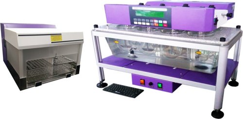 Dissolution Test Apparatus With Offline  Sampling Station And Syringe Pump