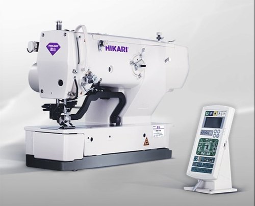 Computer Straight Button Holing Machine