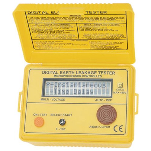 Digital Earth Leakage Tester
