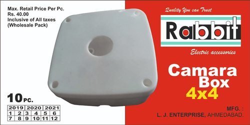 Square camera Junction Box