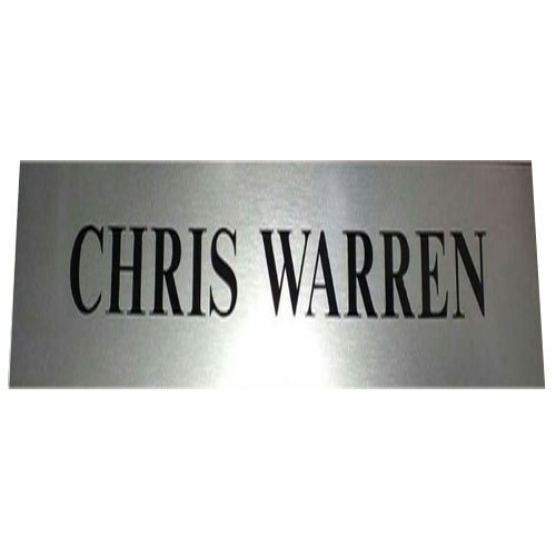 Mild Steel Name Plate