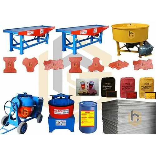 Interlocking Tile Making Machine