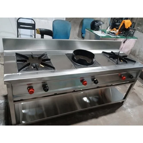 Three Burner Gas Cooking Range