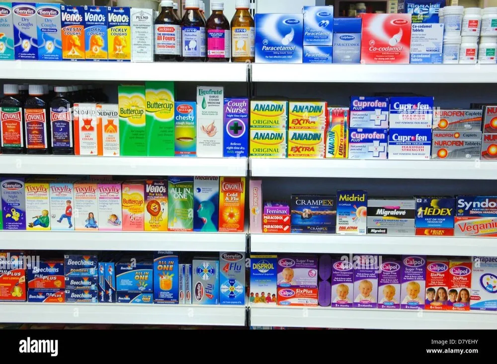 Mild Steel Medicine Display Rack
