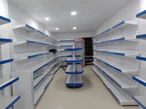 Mild Steel Grocery Display Rack