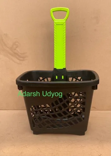 Supermarket Plastic Shopping Trolley Cart