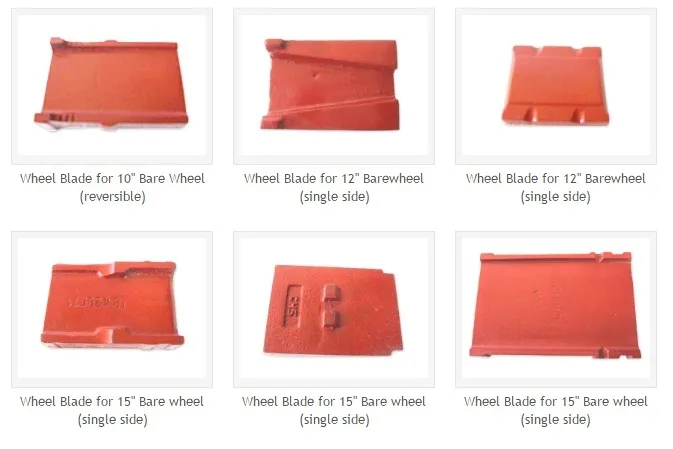 Single Door Rotor Blades For Shot Blast Machine