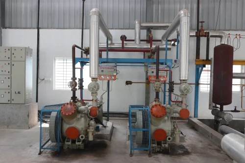 Semi Automatic Milk Chilling Plant