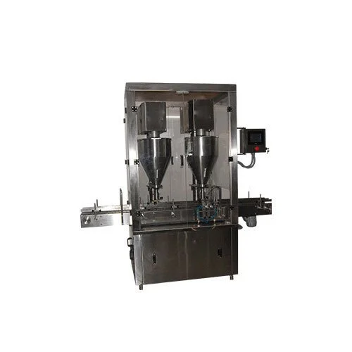 25- 50 BPM Automatic Two Head Augur Type Powder Filling Machine
