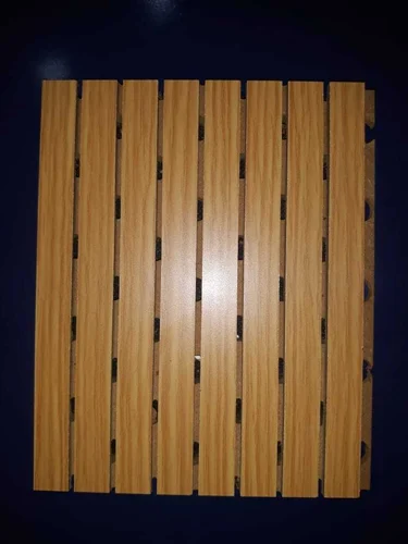 Auditorium Wooden Grooved Acoustical Panel