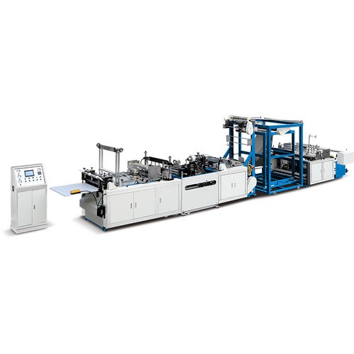 NON WOVEN BOX BAG MAKING MACHINE