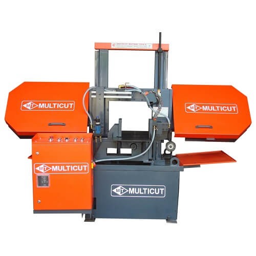 Fully and Semi Automatic Double Column Linear Motion Guides Band Saw Machine