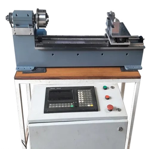 CNC Controlled Mini Lathe Machine