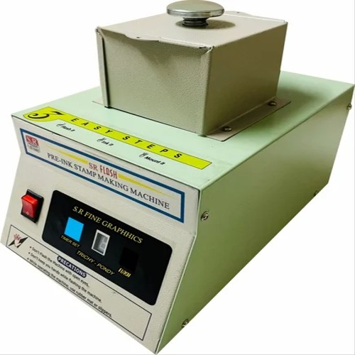 Pre Ink Flash Stamp Making Machine