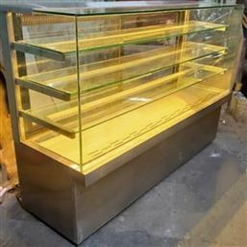 Stainless Steel,Glass Cake Display Counter