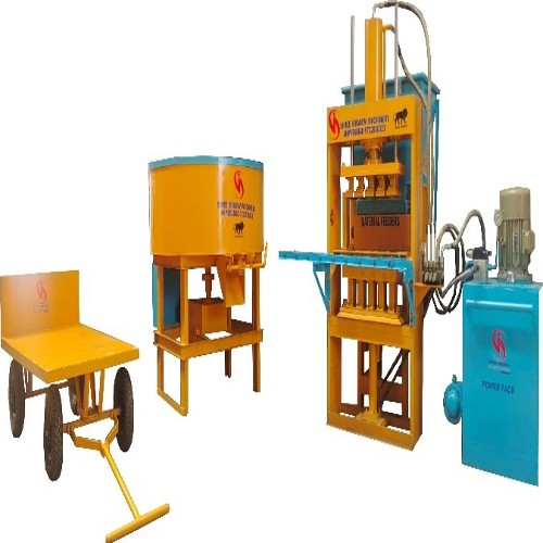5 KVT SEMI AUTO BRICK MAKING MACHINE