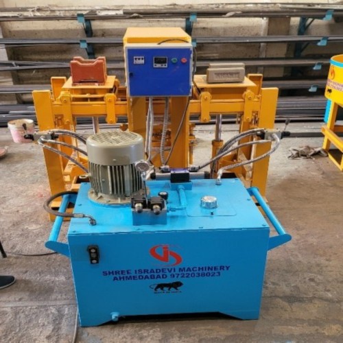 6 KVT SEMI AUTO MULTI BRICK AND PAVER BLOCK MAKING MACHINE
