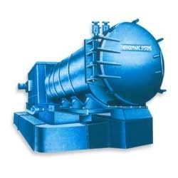 Gas fired thermic fluid heater