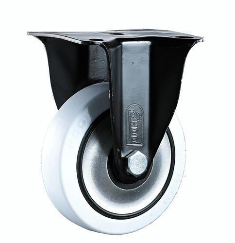 NATURAL RUBBER CASTER WITH ROLLER BEARING