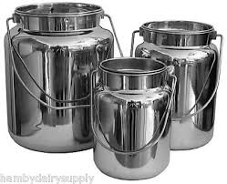 Stainless steel milk tanks