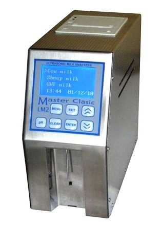Ultrasonic milk analyzer