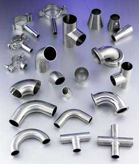 Stainless steel dairy fittings