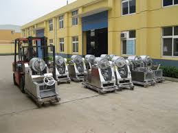 Puffed grain machine