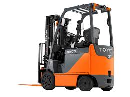 Electric fork lift truck