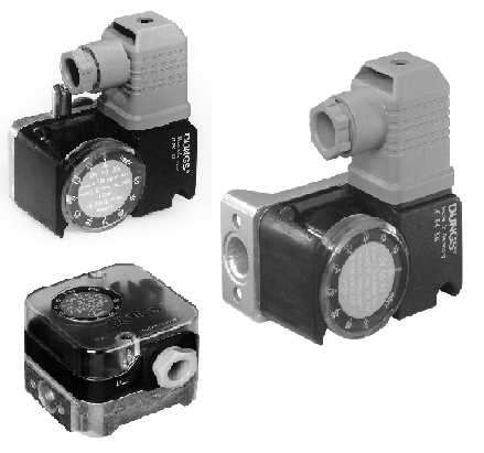 Dungs Air and Gas Pressure Switches
