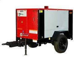 Trolley mounted compressor